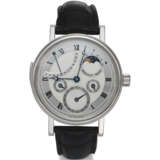 BREGUET, REF. 5447, A FINE PLATINUM MINUTE REPEATING PERPETUAL CALENDAR WRISTWATCH WITH MOON PHASES AND LEAP YEAR INDICATOR - Foto 1