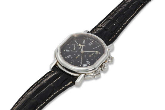 DANIEL ROTH, A STEEL CHRONOGRAPH WRISTWATCH WITH DATE - Foto 2