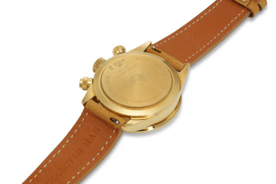 GEVRIL, TRIBECA “JOHN PLAYER SPECIAL” AN ATTRACTIVE 18K YELLOW GOLD CHRONOGRAPH WRISTWATCH, NUMBERED 31/100 - photo 4