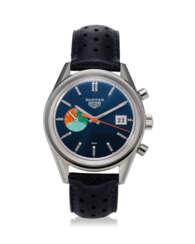 TAG HEUER, CARRERA SKIPPER FOR HODINKEE, A STEEL WRISTWATCH WITH REGATTA TIMER AND DATE 