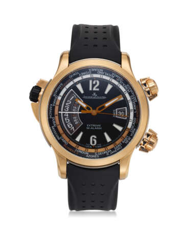JAEGER-LECOULTRE, REF. 1.772.470, MASTER COMPRESSOR EXTREME W-ALARM TIDES OF TIME, AN 18K ROSE GOLD WORLD TIME WRISTWATCH WITH ALARM, MADE IN A LIMITED EDITION OF 200 EXAMPLES - фото 1