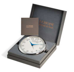 F.P. JOURNE, ALARM CLOCK SOUVRAINE, A FINE DESK CLOCK WITH ALARM