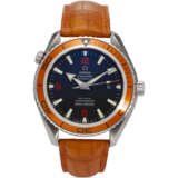 OMEGA, SEAMASTER PLANET OCEAN, A STEEL WRISTWATCH WITH DATE - photo 1