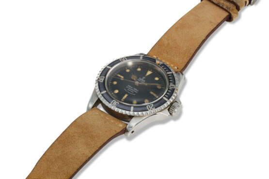 TUDOR, REF. 7928, SUBMARINER, A STEEL WRISTWATCH WITH POINTED CROWN GUARDS - photo 2