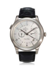 ZENITH, REF. 65 0520 683, GRANDE CLASS, AN 18K WHITE GOLD DUAL TIME WRISTWATCH WITH DATE AND POWER RESERVE 