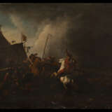 Батальная сцена Unknown artist масло на холсте Military art The Netherlands 19 век - photo 1