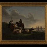 Пейзаж со стадом Неизвестный автор масло на холсте Сельский пейзаж 17 век г. - фото 1