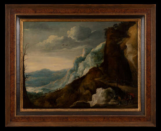 Италинизирующий пейзаж Франс де Момпер Wood Oil Landscape painting The Netherlands Dutch Golden Age painting 17 век - photo 1