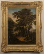 Landscape painting. Крестьяне на дороге