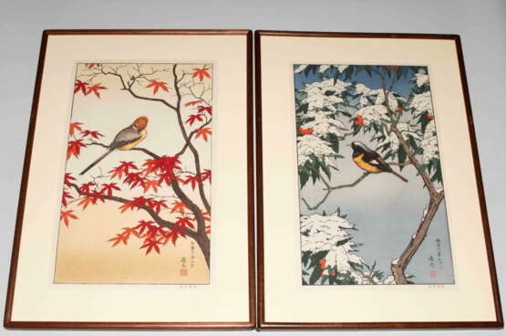 2 Blätter Shin-Hanga von Yoshida Tôshi (1911–1995) - фото 7