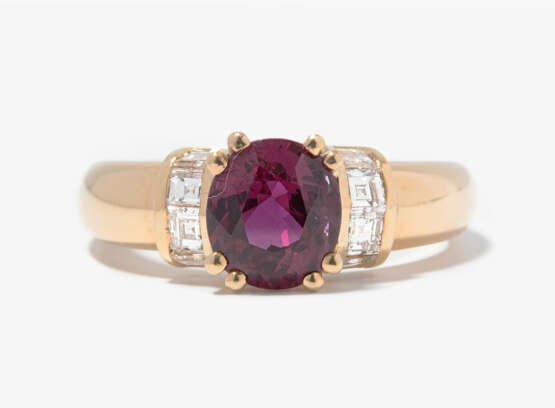 Rubin-Diamant-Ring - photo 1