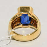 Ceylon-Saphir-Diamant-Ring - photo 9