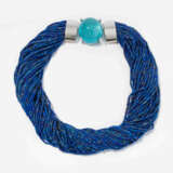 *Aquamarin-Lapislazuli-Collier - photo 1