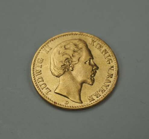 Bayern: 10 Mark 1878 - GOLD. - фото 1