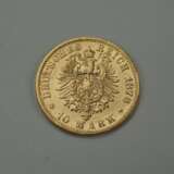 Bayern: 10 Mark 1878 - GOLD. - фото 2