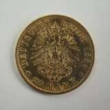 Hamburg: 20 Mark 1884 - GOLD. - Foto 3