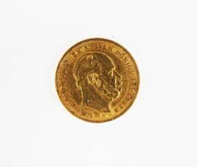 Preussen: 20 Mark 1875 - GOLD.