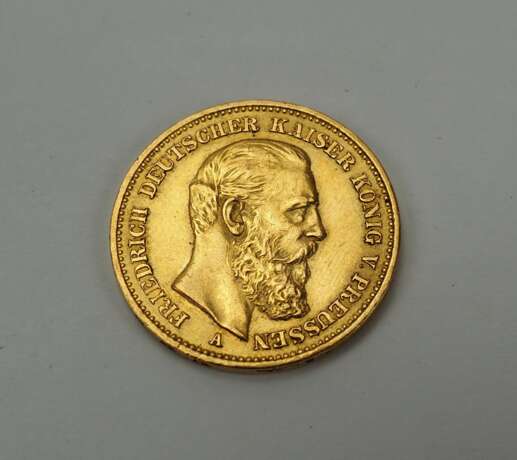 Preussen: 20 Mark 1888 - GOLD. - photo 1