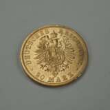 Preussen: 20 Mark 1882 - GOLD. - фото 2