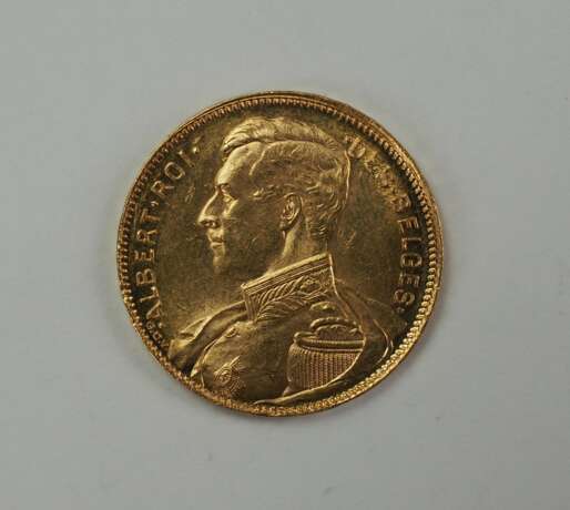 Belgien: 20 Francs 1914 - GOLD. - фото 1