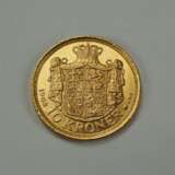 Dänemark: 10 Kronen 1908 - GOLD. - photo 2