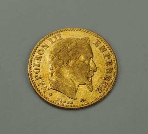 Frankreich: 10 Francs 1862 - GOLD. - Foto 1