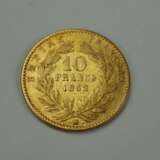 Frankreich: 10 Francs 1862 - GOLD. - фото 2