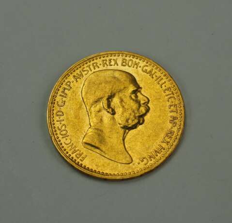 Österreich-Ungarn: 10 Kronen 1909 - GOLD. - Foto 1