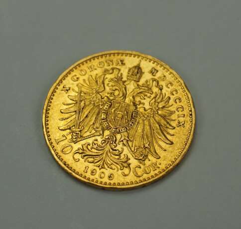 Österreich-Ungarn: 10 Kronen 1909 - GOLD. - фото 2