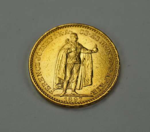 Ungarn: 20 Kronen 1897 - GOLD. - фото 1