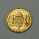 Ungarn: 20 Kronen 1894 - GOLD. - фото 2