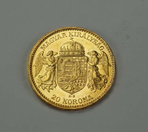 Ungarn: 20 Kronen 1894 - GOLD. - Foto 2