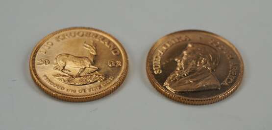 Südafrika: Krügerrand GOLD Münze - 2 Exemplare. - Foto 2