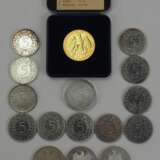 BRD: Diverse Münzen SILBER - 17 Exemplare. - Foto 1