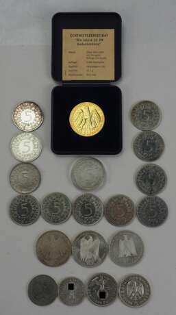 BRD: Diverse Münzen SILBER - 17 Exemplare. - фото 1