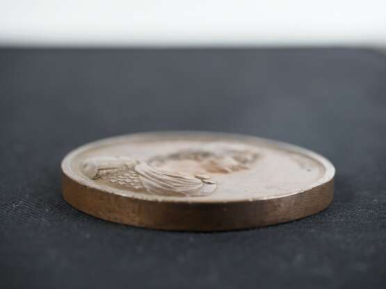 Großbritannien: Bronze-Medaille auf König Georg IV. 1823. - Foto 3