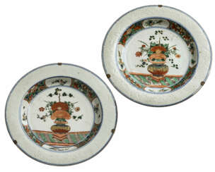 Zwei Teller - China, Qing, Kangxi