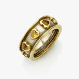 Ring mit herzförmigen gelben Saphiren - Foto 1