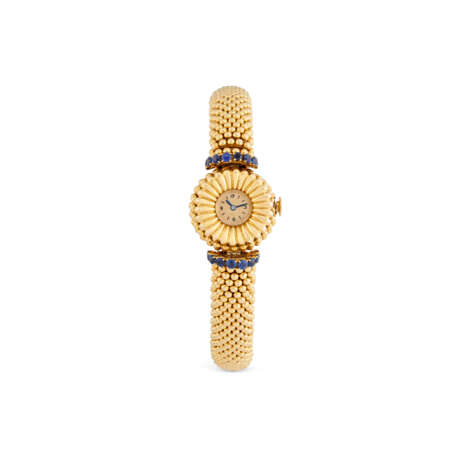 PÉRY & FILS LADY'S GOLD AND SAPPHIRE WRISTWATCH - фото 1