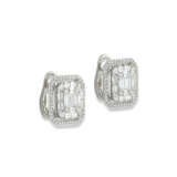 ILLUSION-SET DIAMOND EARRINGS - Foto 2