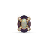 CARTIER AMETHYST AND OPAL RING - фото 2