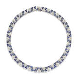 BULGARI SAPPHIRE AND DIAMOND NECKLACE - photo 1