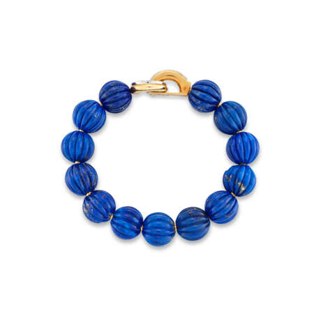 NO RESERVE | CARTIER LAPIS LAZULI AND DIAMOND BRACELET - фото 4