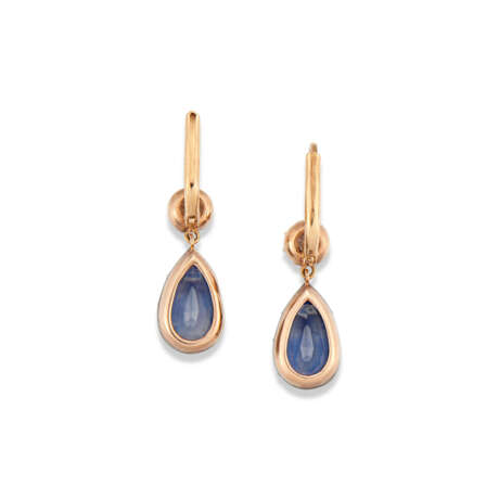 NO RESERVE | SAPPHIRE AND DIAMOND EARRINGS - фото 3