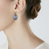 NO RESERVE | SAPPHIRE AND DIAMOND EARRINGS - photo 4