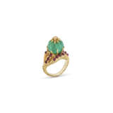 CARTIER EMERALD, RUBY AND DIAMOND RING - фото 1