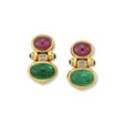 BULGARI GEM-SET AND DIAMOND EARRINGS - Auktionspreise