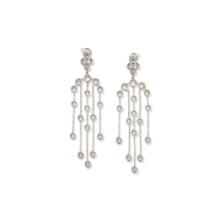 CARTIER DIAMOND TASSEL NECKLACE AND EARRINGS - photo 3