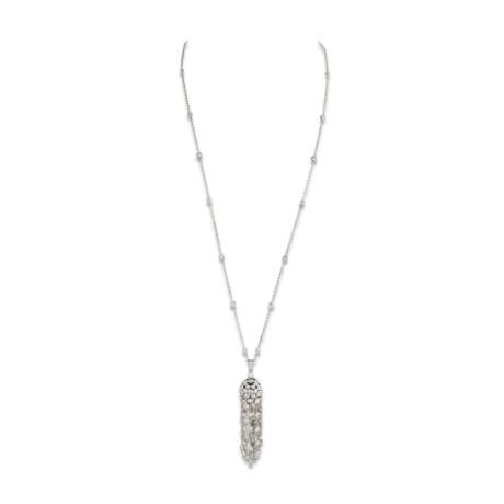 CARTIER DIAMOND TASSEL NECKLACE AND EARRINGS - photo 4
