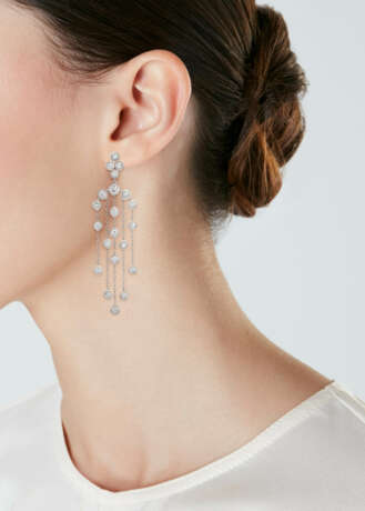 CARTIER DIAMOND TASSEL NECKLACE AND EARRINGS - photo 6